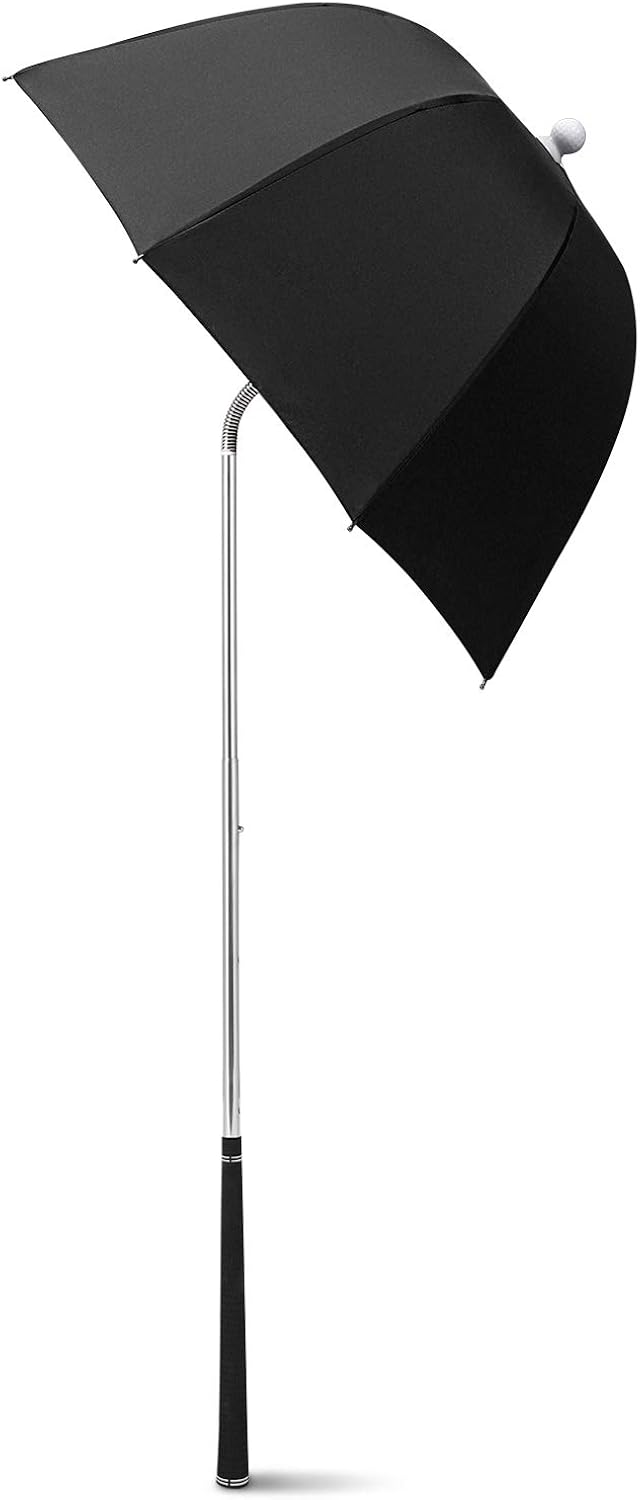 G4Free Golf Bag Umbrella for Club Protection Flex Umbrella (Black