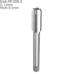 Burkit M12 X 0.5 Tap and Die Set, M12 x 0.5 Machine