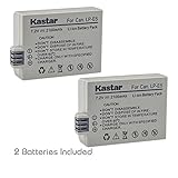 Kastar Battery (2-Pack) for LP-E5, LC-E5E work with Canon EOS 450D, 500D, 1000D, Kiss F, Kiss X2, Kiss X3, Rebel XS, Rebel XSi, Rebel T1i Digital Cameras