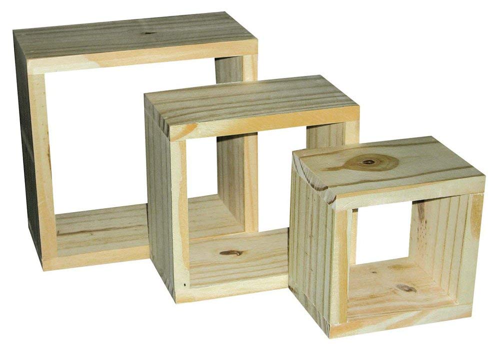 Core Products, Shelving & Storage Collection - Set Of 3 Wall Cubes