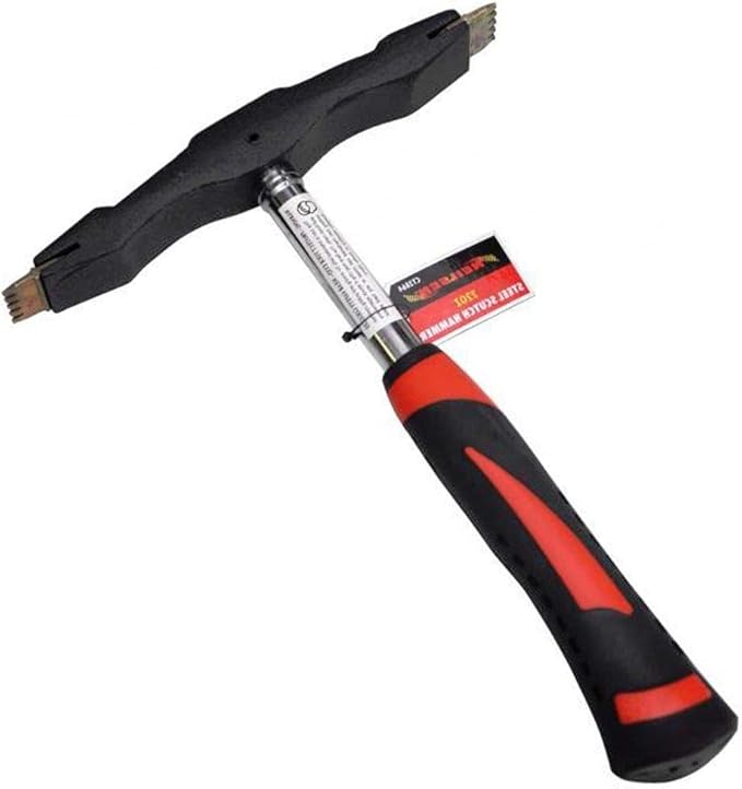 22oz SCUTCH HAMMER DOUBLE SIDED COMB DROVE SOFT GRIP HANDLE BRICK