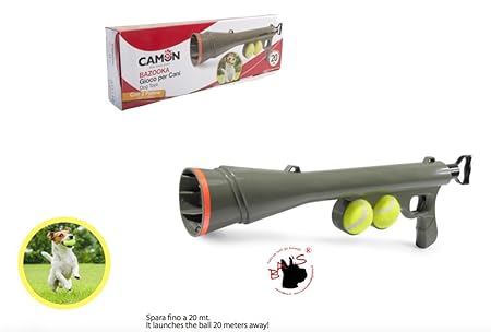 Bazooka Spiel für Hunde, Ballwerfer