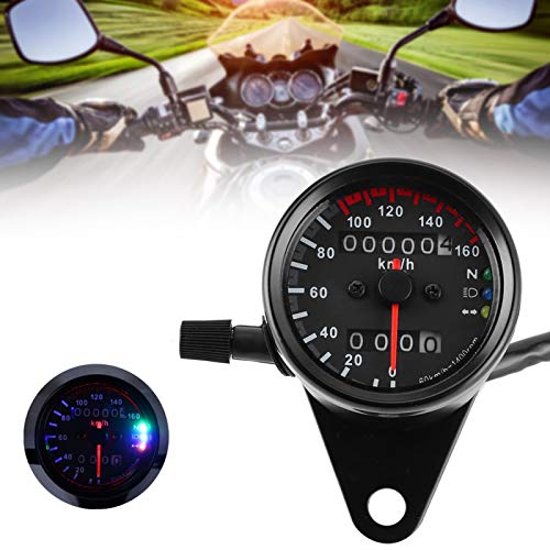 12 V Motorfiets Kilometerteller LED Snelheidsmeter Achtergrondverlichting Richtingaanwijzer Lamp Kit met Connector voor… - Image 8