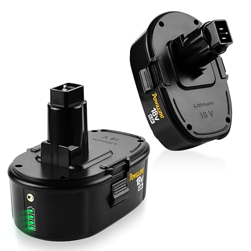 Powilling 2Pack Lithium-Ion Replacement Battery for Dewalt