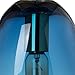 CASAMOTION Blue Pendant Lighting Over The Sink Light Fixtures Bar Counter Kitchen Island Modern Art Glass Ceiling Hanging Dining Room Table Gold KIt Organic Globe 8 Inch Height