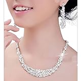 Ikevan 2017 Hot Selling Necklace Women Crystal Bridal Jewelry Sets Hotsale Necklace+earrings Jewelry Wedding
