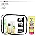 Trip Basics TSA Approved Toiletry Bag - 100% Compliant Travel Bag for Travel Size Toiletries Containers Liquids + Bottles | 3-1-1 Airport Airline Approved Clear Makeup Bag for Carry on Luggage