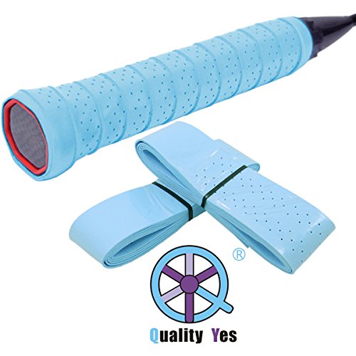 image for Quality Yes QY 2Pack Widened Perforated Super Absorbent Tennis Racket 