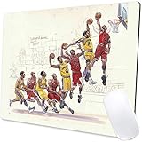 Gaming Mouse Pad,Memory Kobe and Jordan Mouse Pad