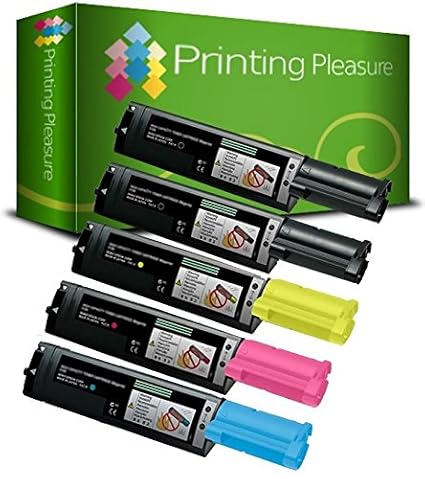5er Set Premium Toner kompatibel für Epson AcuLaser C1100, C1100D, C1100DN, C1100N, CX11N, CX11NF, CX11NFC, CX11NFT