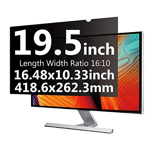 Xianan 19.5″ inch Wide Screen 16:10 Monitor Filters 16.48×10.33inch/418.6×262.3mm Privacy Filters Privacy Screen Filters Protectors Anti-Glare