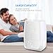 URPOWER Humidifiers, Updated 4L Cool Mist Humidifier with Sleep Mode, Whisper-Quiet Operation Ultrasonic Humidifier -Waterless Auto Shut-Off with 3 Mist Level Humidifiers for Bedroom Babyroom Office