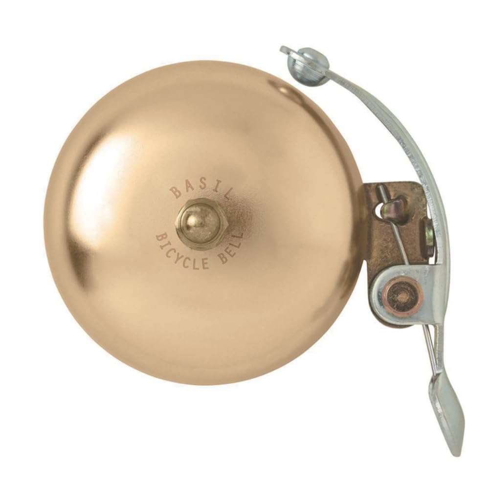 Basil Bicycle Bell Portland Bell, Aluminium Pink, 50422