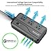Rainyb Power Converters 2300-Watt Step Down 220V to 110V Voltage Converter & International Travel Adapter 220V to 110V Voltage Converter with 8A 3 USB Ports,Type-C and UK/AU/US/EU Plug Adapter