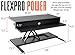 Stand Steady Flexpro Power 40 Inch Electric Standing Desk | Electric Height-Adjustable Stand up Desk | by Award Winning Holds 2 Monitors + Laptop! | Easy Quiet Adjustments! (Black) (40