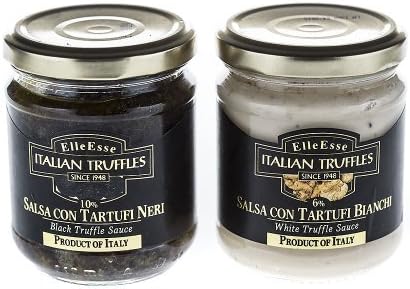 Elle Esse Duo Of White &amp; Black Truffle Sauce, 2 X 180G