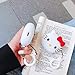 Airpods Case, Kpurple 3D Cute Cartoon Cat Airpods Cover Soft Silicone Rechargeable Headphone Cases,AirPods Case Protective Silicone Cover and Skin for Apple Airpods 1/2 Charging Case (Kitty)