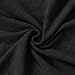AMZ PLUS Women Large Size Vintage Lapel Long Sleeve Tunic Shirt Dress Black 4XL