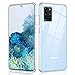 OULUOQI Compatible with Galaxy S20+ Plus Case 6.7 inch, Shockproof Clear Case with Hard PC Shield+Soft TPU Bumper Anti-Yellow Ultra Thin Case for Galaxy S20 Plus, Crystal Clear