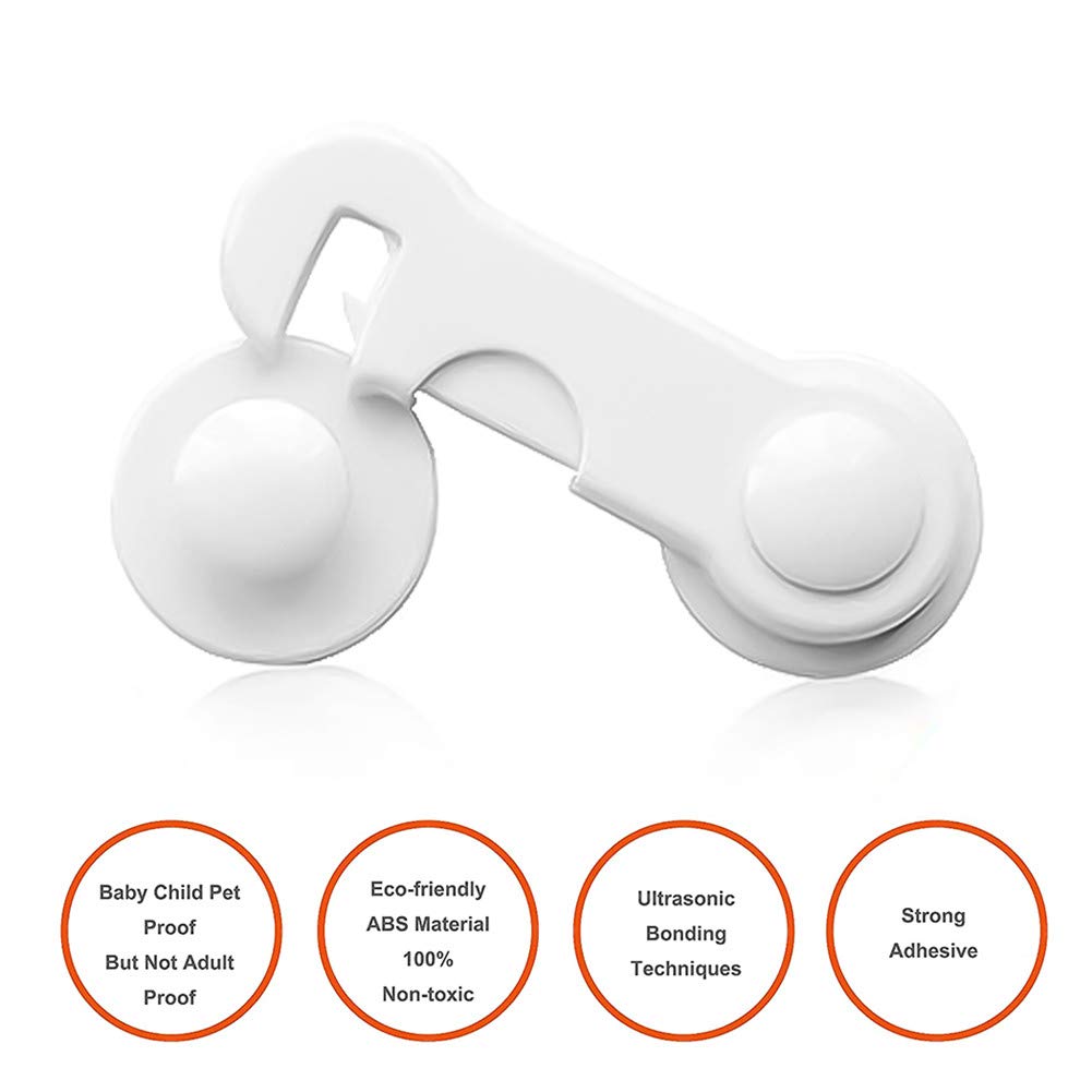 Tiroir Unho Serrure De Securite Bebe 1pcs Pour Porte Armoire Frigo Ou Placard Bloque Porte Verrou Avec Adhesifs 3m Fort Sans Percage Un Protection Pour Vos Enfants Ou Bebes Bloque Placards Et Loquets