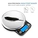 Digital Kitchen Food Scale Electronic Weight Scale for Dieting with Upgraded Blue Backlit Display-Batteries Included