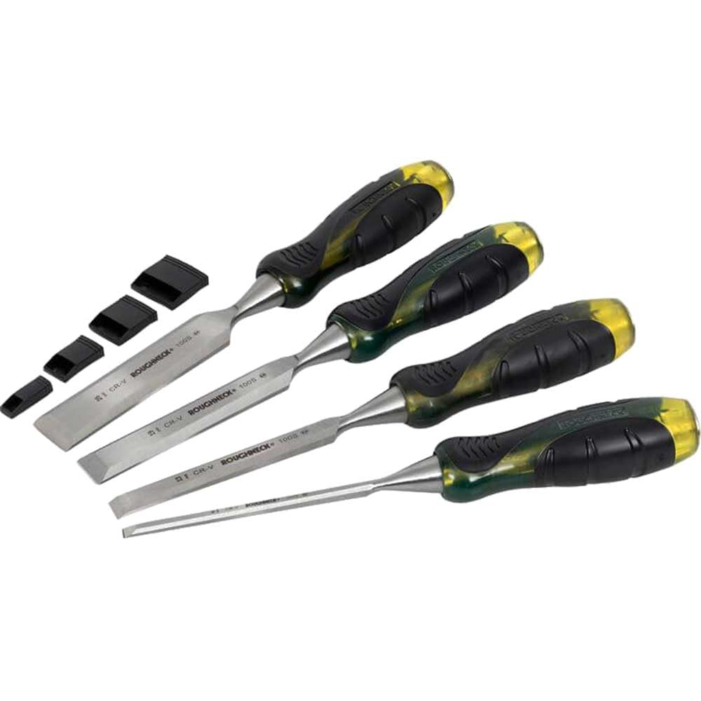 Roughneck ROU30154 Bevel Edge Chisel Set - 4 Piece
