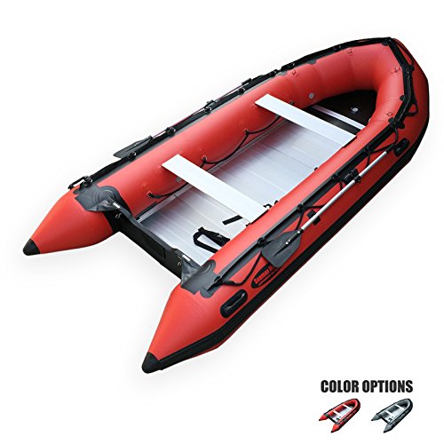 Seamax Heavy Duty Ocean430 14ft Inflatable Boat Aluminum Floor V