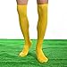 Aniwon Long High Over Knee Mens Soccer Basketball Athletic Socks Dry Fast,Medium,Yellow