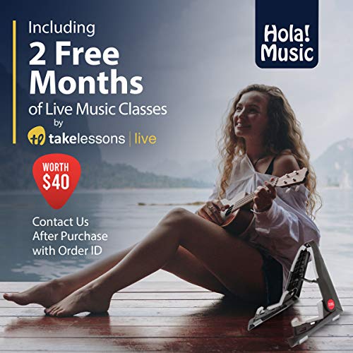 Portable Stand for Acoustic and Classical Guitars by Hola! Music