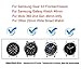 Compatible with Galaxy Watch 46mm Bands,Gear S3 Bands 22mm Silicone Breathable Replacement Strap for Samsung Galaxy Watch 46mm Band Gear S3 Frontier Smart Watch(Black-red)