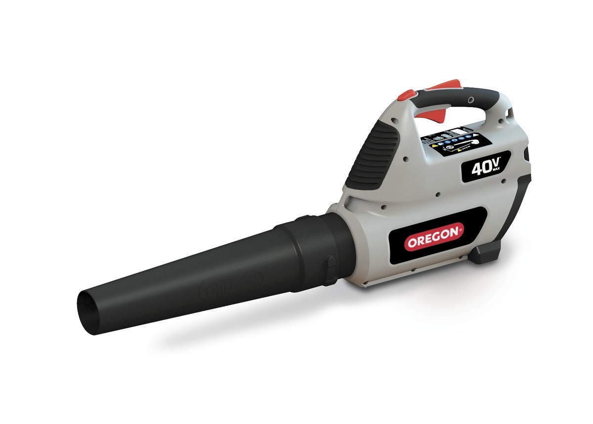 Oregon Cordless BL300 40V 151 MPH Leaf Blower with 6.0Ah Battery and Rapid Charger