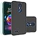 Huness LG K30 Case,LG K10 2018 Case,LG Phoenix Plus Case,LG Premier Pro case,LG Harmony 2 Case with HD Screen Protector Durable Armor Case Cover for LG K10 2018,LG K30 Phone (Black)