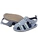 Kuner Baby Boys and Girls Canvas Rubber Sloe Outdoor Non-slip Sandals First Walkers (14.5cm(18-24months), Grey)
