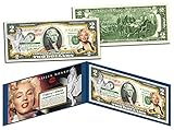 MARILYN MONROE Colorized $2 Bill U.S. Legal Tender * OFFICIALLY LICENSED *
