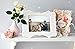 Mimi HomeDecor – White Vintage 5x7 Inches Wooden Photo Frame With Glass - For Your Family, Baby or Wedding Picture - Wall & Tabletop Frame – Great Gift Idea – 100% Satisfied Guarantee