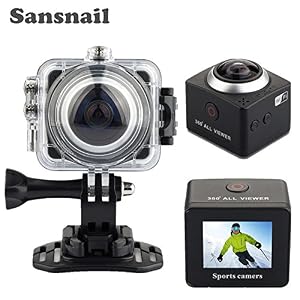 360 Action Camera Wifi Mini Panoramic Camera 4080*2304 Ultra HD Panorama Camera 360 Degree Waterproof Sport Driving VR Camera