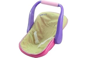 JC TOYS ADJUSTABLE CARRIER – Converts from Rocking Baby Carrier to Feeding Seat – Perfect for Children 2+ , Pink , 16 inches
