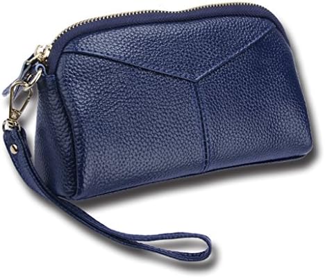 ALALEI RFID Blocking Women Wallet Cow Leather Clutch Bags Organizer Wallet Coin Purse