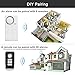 Wsdcam Wireless Anti-Theft Door And Window Security Alarms for DIY Home Security (Only Alarm, Have to Work with Remote)