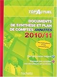 Documents de synthèse et plan des comptes annotés by