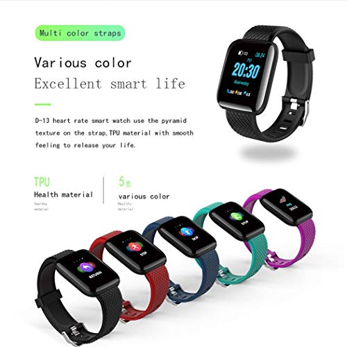 Qiopes Wasserdichtes Bluetooth-Sport-Smart-Armband-Armband Fitness-Tracker Smartwatches