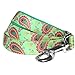 Blueberry Pet 5 Colors Paisley Flower Print Dog Leash with Soft & Comfortable Handle, 5 ft x 5/8