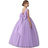 KAQININI Flower Girls Dress Little Kids Fluffy Dress for Wedding Guest Party Birthday Girls' Special Occasion Dresses