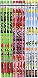 1 X Angry Birds Pencils - 12 Pcs - Teacher Supply Party Favors