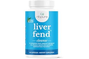 nbpure Liver Fend Liver Detox and Cleanse Milk Thistle and Liver Support Supplement, 90 Count