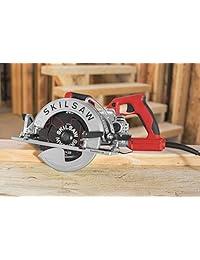 Skilsaw SPT77WML 01 Sierra circular ligera de accionamiento helicoidal de 15 A, 7 1 4 pulgadas