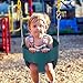 Lovely Snail Toddler Swing Seat High Back Full Bucket Swings 2 Pack Outdoor with 66