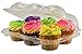 Katgely Cupcake Boxes Cupcake Containers 6 Pack Cupcake, Set of 12