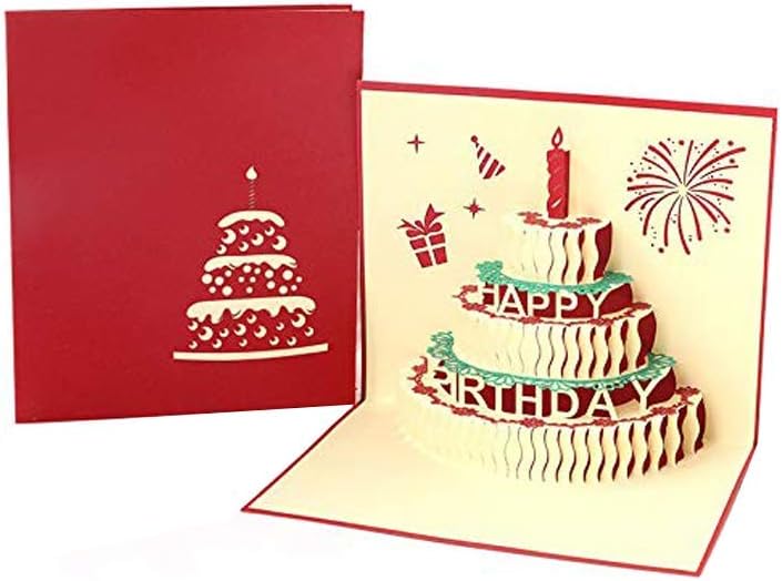Carte De Voeux 3d Gateau Danniversaire Fleur Du Soleil 3d Convenable Saint Valentin Cadeau Damour Anniversaire Anniversaire Mariage Dinvitation 2 Pcs Carte 3d Carte Pop Up Carte Fournitures De Bureau Cartes Et Papier