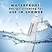 SmarToiletries Water Flosser Professional Cordless 3-Mode Rechargeable Waterproof Oral Irrigator High Capacity Water Tank 4 Jet Tips … (Classic White)